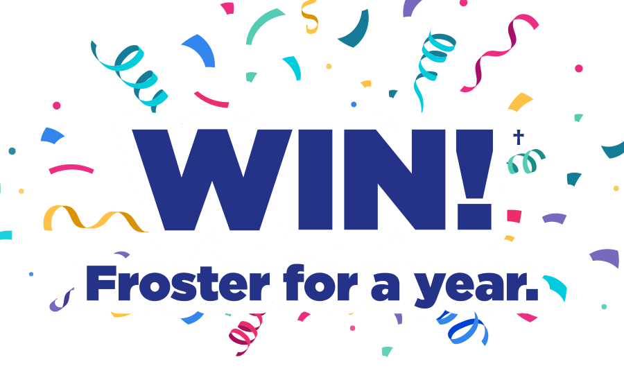  Froster for a Year Contest banner